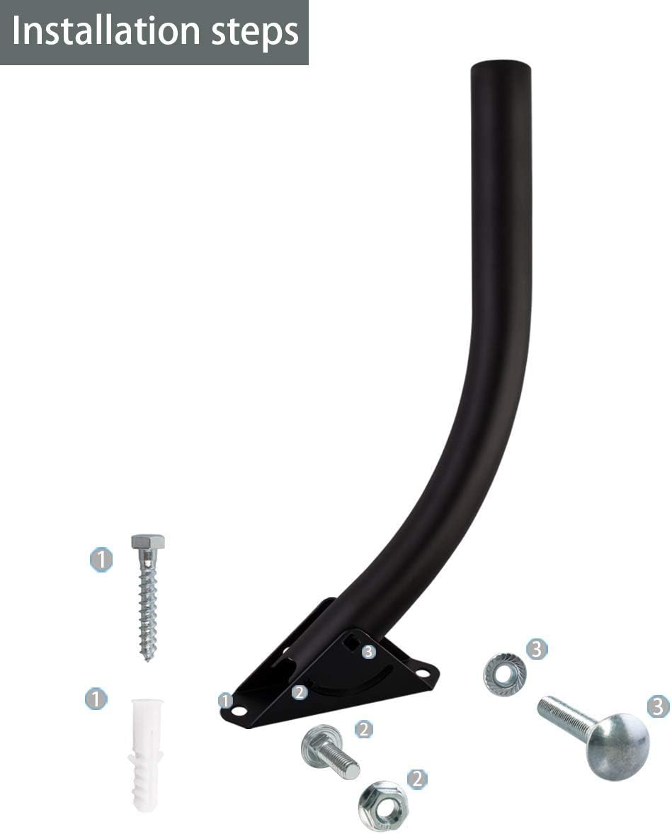 Attic Adjustable Weatherproof Outdoor TV Antenna Mounting Pole