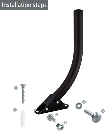 Attic Adjustable Weatherproof Outdoor TV Antenna Mounting Pole