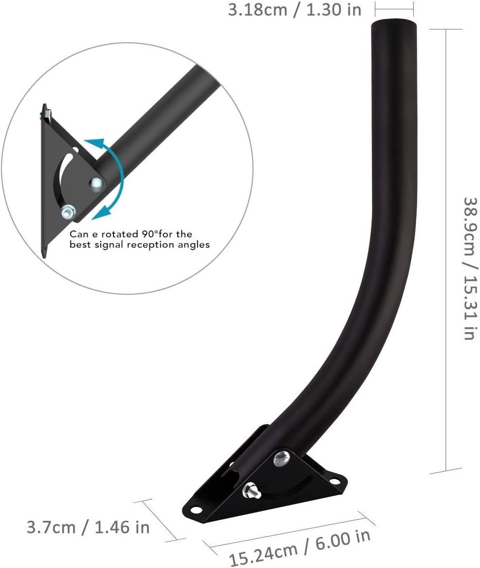 Attic Adjustable Weatherproof Outdoor TV Antenna Mounting Pole