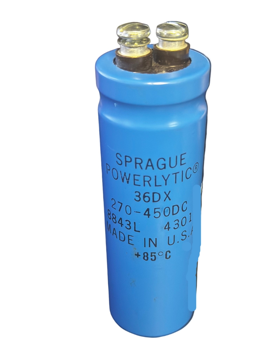 Capacitor 270µF 450V Electrolytic Sprague Powerlytic 36DX