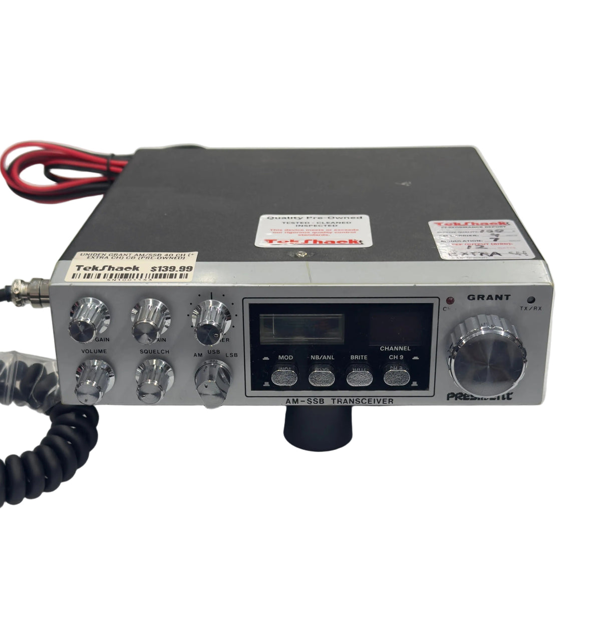 Uniden Grant AM/SSB 40 CH (+ Extra CH) CB (Pre-Owned)