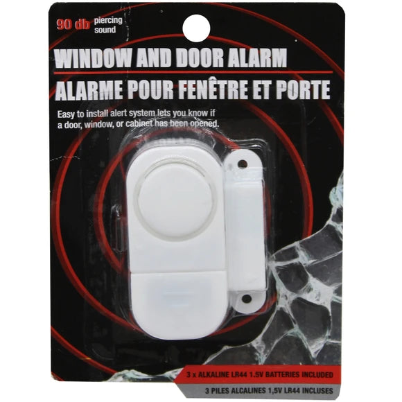 90 Decibel Battery Operated Window and Door Alarm