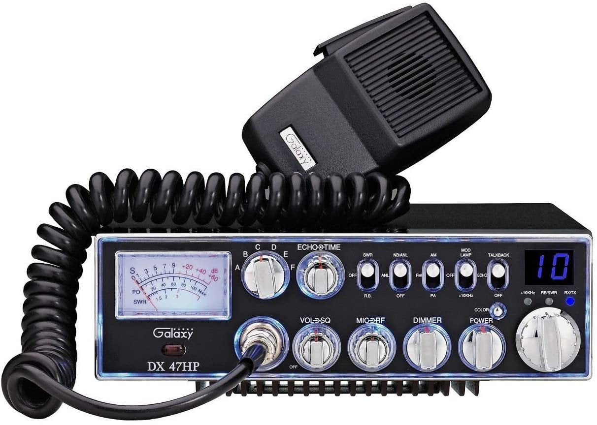 Galaxy DX47HP 100+ Watt 10 Meter Amateur Radio – AM FM SSB Mobile