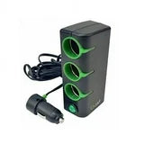 Goxt Triple 12V Charger with 3 Ft Cable
