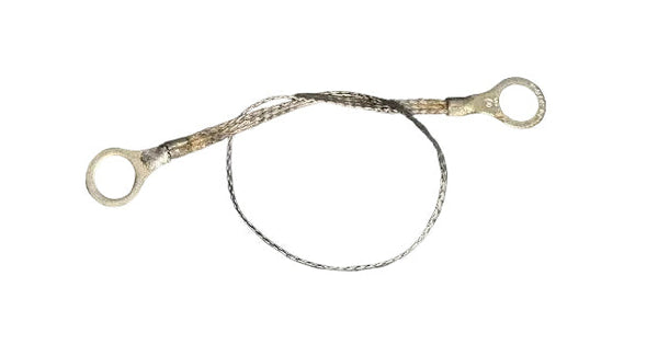 9″ x 1/4″ Braided Ground Straps 5/16" Ring Terminals