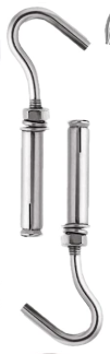 Expansion Hook M6 – Heavy Duty Anchor Hook for Concrete & Masonry (2Pack)