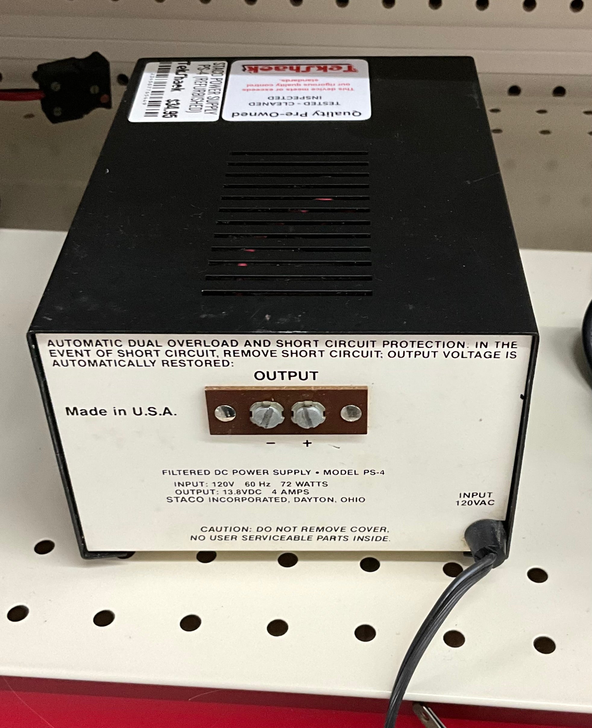 STACO Power Supply PS-4 (Refurbished)