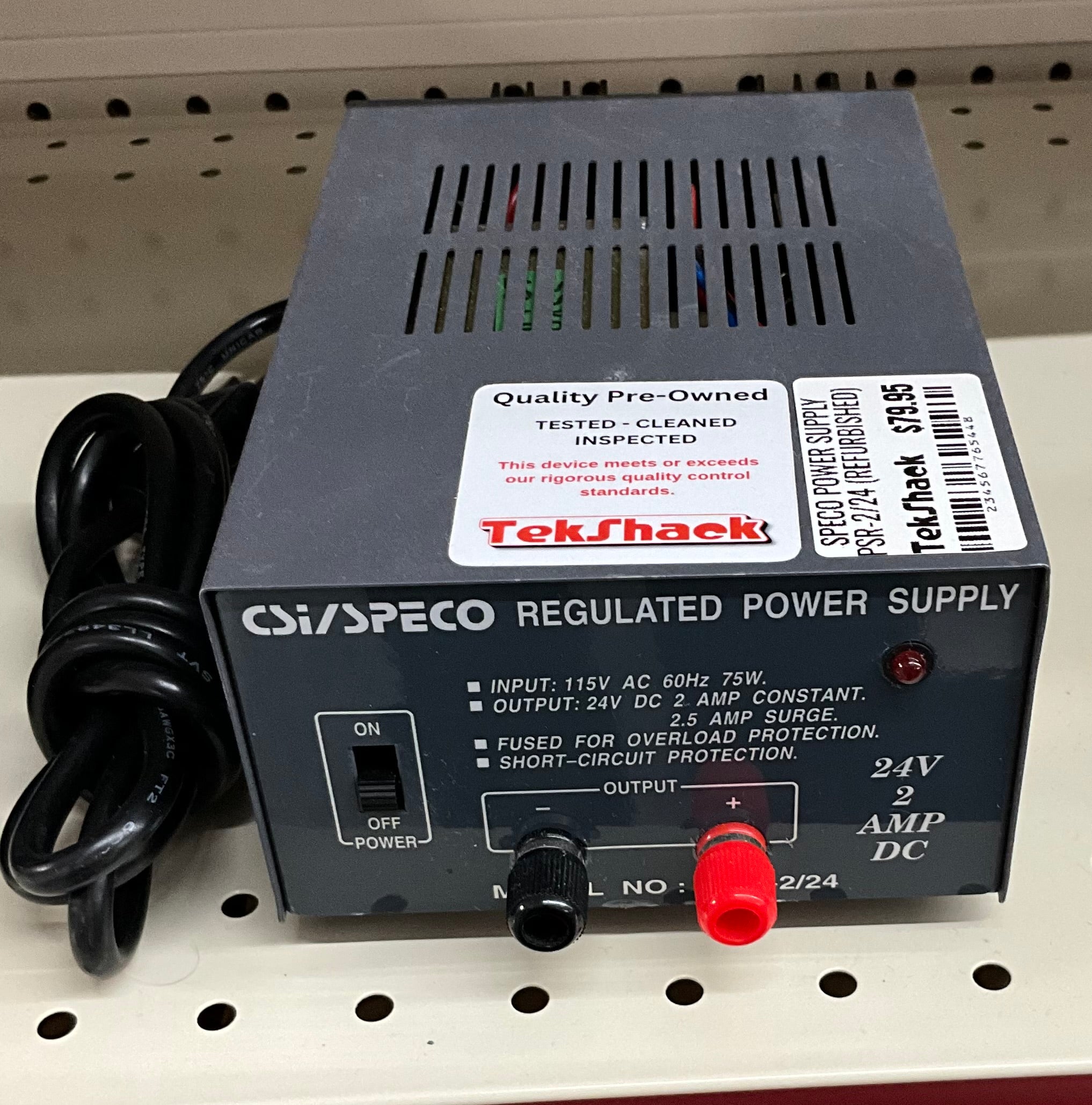 SPECO Power Supply PSR-2/24 (Refurbished)