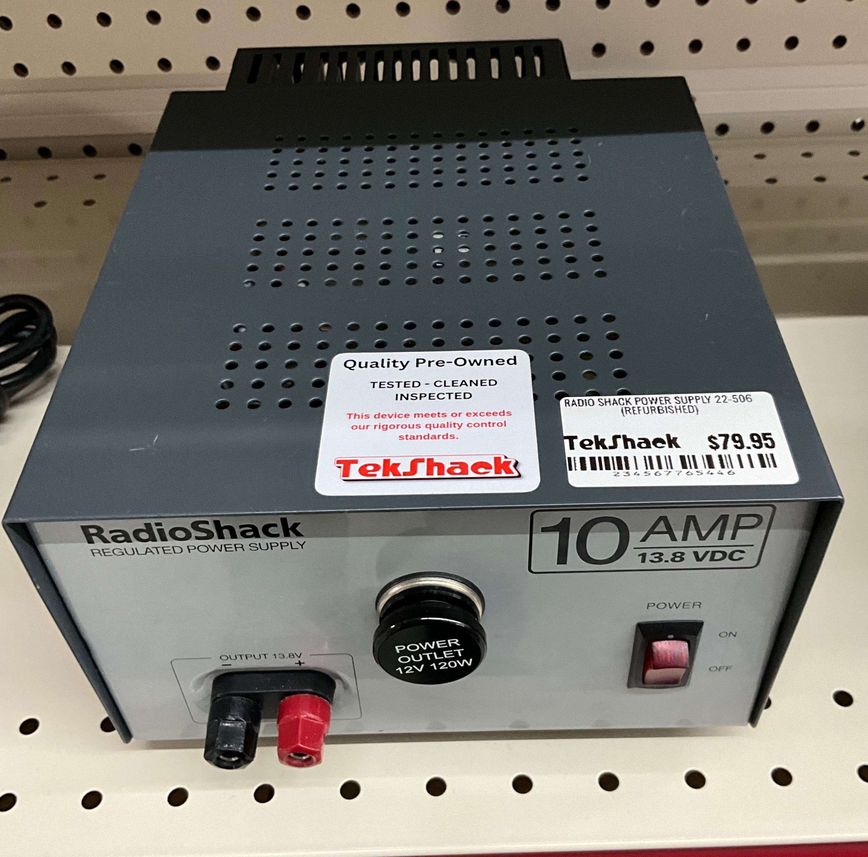 Radio Shack Power Supply 22-506 (Refurbished)