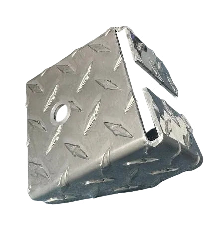 Diamond Plate 1/2 Inch Hole For Pickup Trucks & Jeeps, Box Mount for CB Radio Antenna