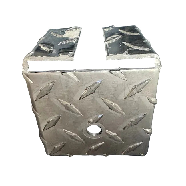 Diamond Plate 1/2 Inch Hole For Pickup Trucks & Jeeps, Box Mount for CB Radio Antenna