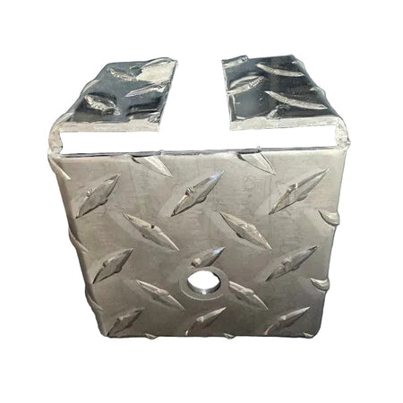 Diamond Plate 1/2 Inch Hole For Pickup Trucks & Jeeps, Box Mount for CB Radio Antenna
