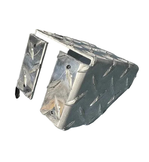 Diamond Plate 1/2 Inch Hole For Pickup Trucks & Jeeps, Box Mount for CB Radio Antenna