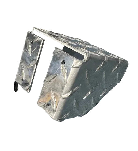 Diamond Plate 1/2 Inch Hole For Pickup Trucks & Jeeps, Box Mount for CB Radio Antenna