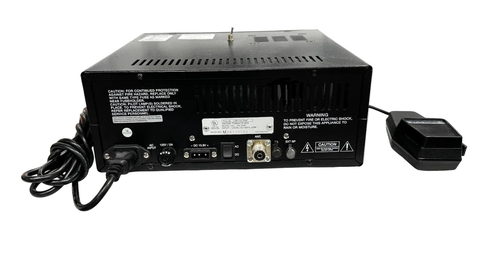 Galaxy DX 2547 (pre-owned) w/lower chs.