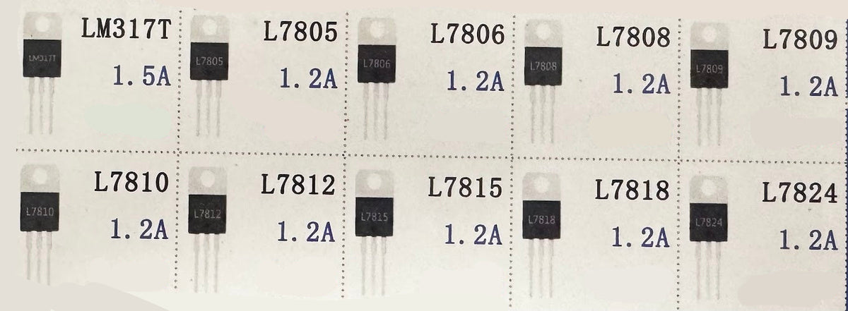 BOJACK Positive Voltage Regulator – TO-220 Package (LM317 & L7800 Series)
