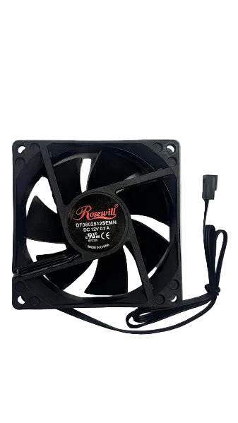80mm Black Cooling Fan – Model ROCF-11001