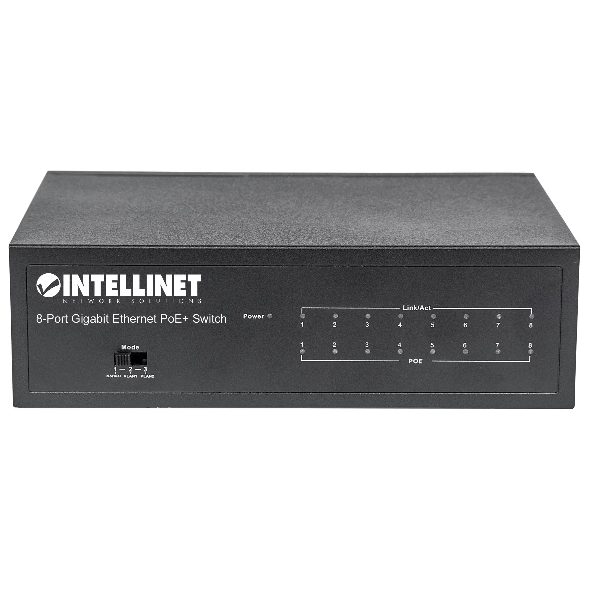 Intellinet® 60W 8-Port Gigabit Ethernet PoE+ Switch