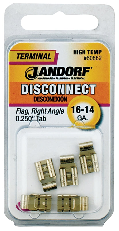 Disconnect Terminal, Copper Contact, 5/PK #60882
