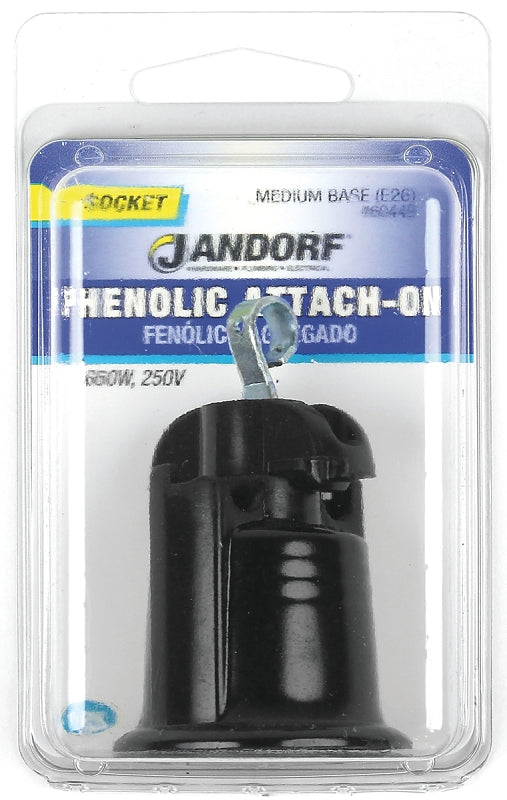 Jandorf Lamp Socket, 660 W, Phenolic #60449