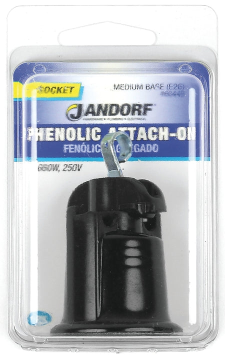 Jandorf Lamp Socket, 660 W, Phenolic #60449