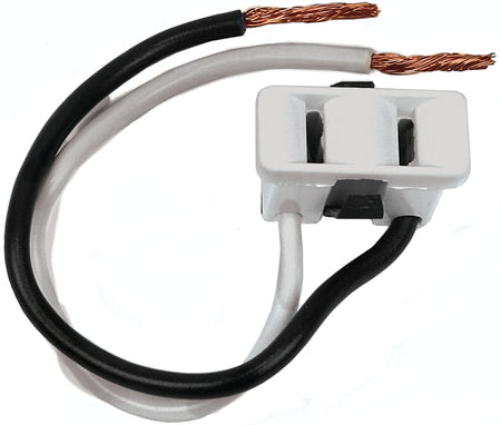 Jandorf Single Receptacle, 2 -Pole, 125 V, 15 A, White #61015