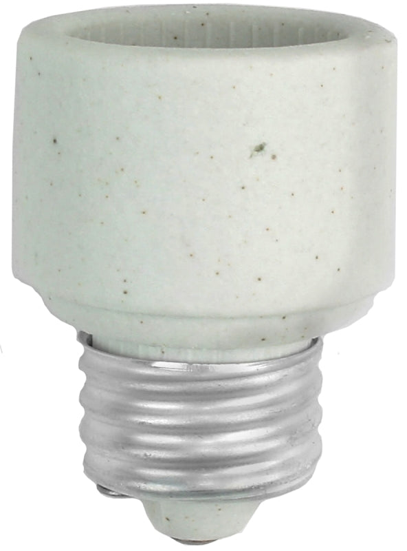 Jandorf Socket Extender, 660 W, Porcelain, Ivory, Matte #60422