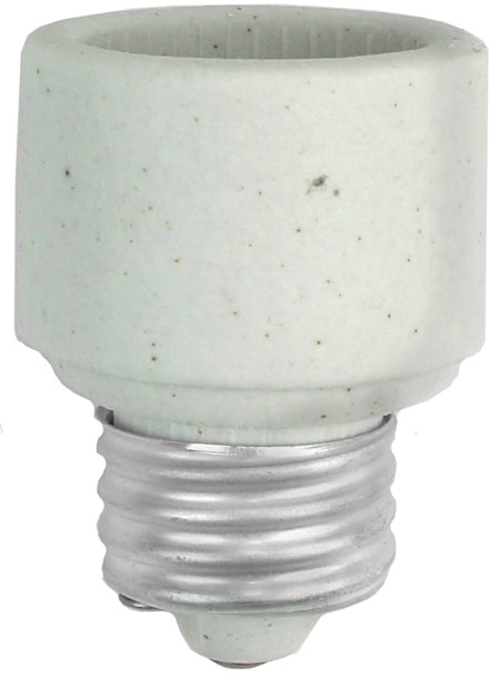 Jandorf Socket Extender, 660 W, Porcelain, Ivory, Matte #60422