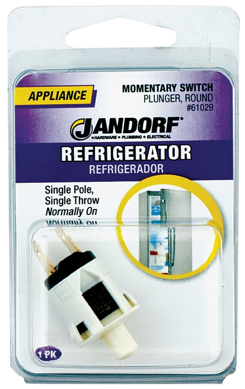 Jandorf Switch, 0.25/0.75/1 A, 125/250 V, SPST, Tab Terminal #61029
