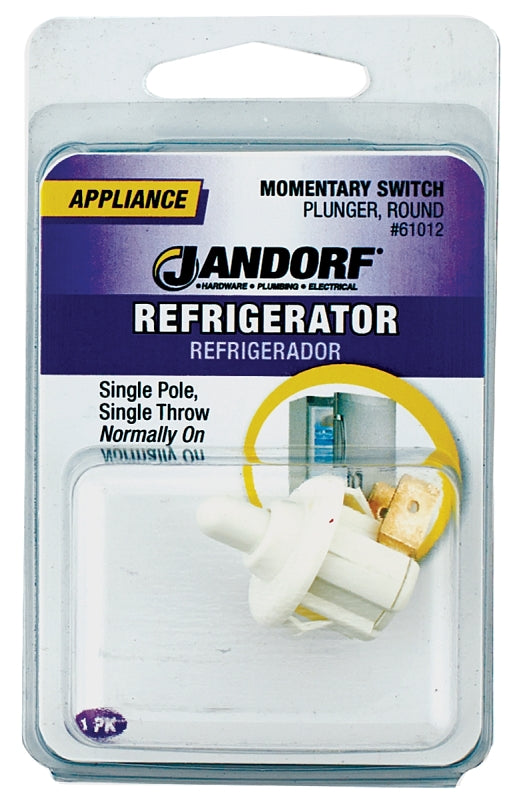 Jandorf Switch, 0.2 A, 250 V, SPST, Tab Terminal #61012