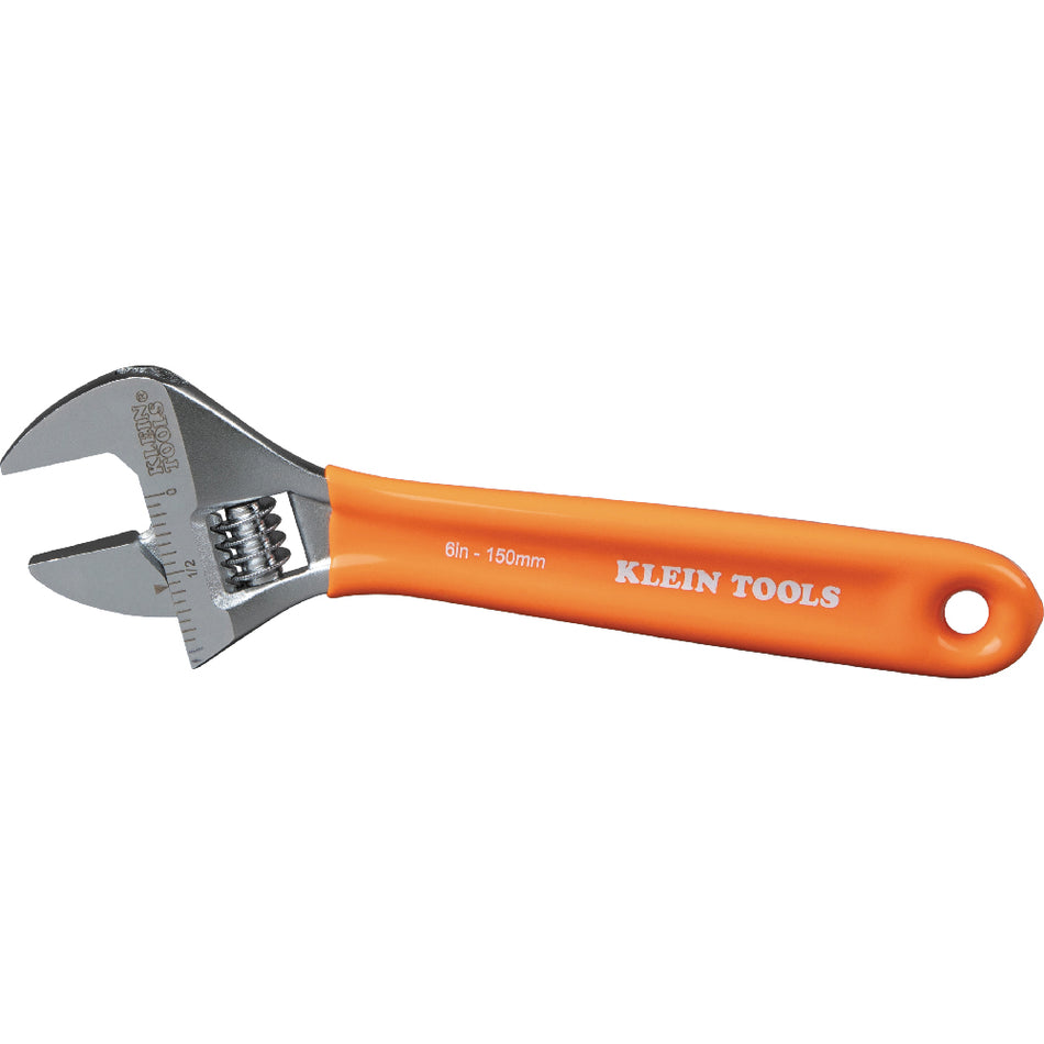 KLEIN TOOLS  Extra-Capacity Adjustable Wrench, 6-Inch