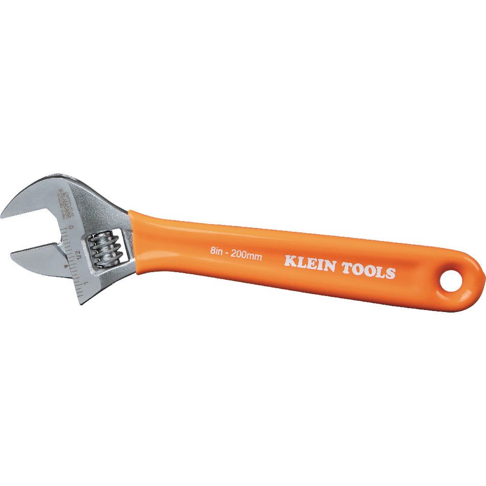 KLEIN TOOLS  Extra-Capacity Adjustable Wrench, 8-Inch