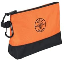Klein Tools 55569 Stand-Up Zipper Bag Tool 8.5" x 6.5" x 2.25" Orange