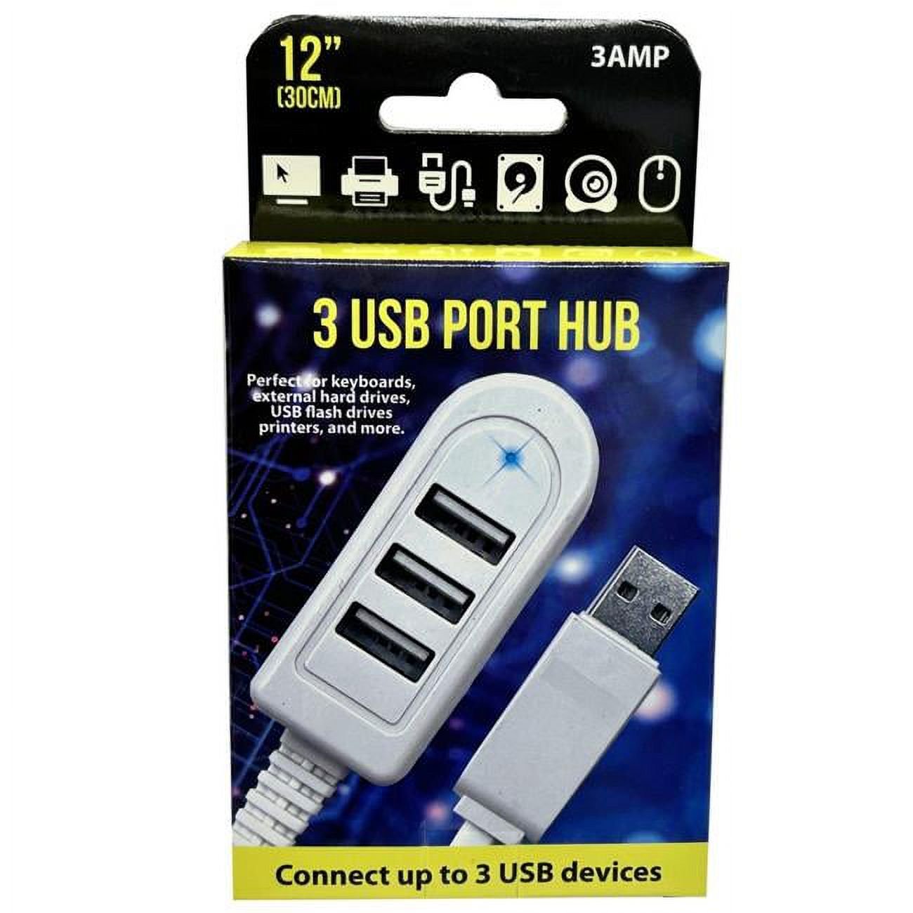 3 USB Port Hub Expander – TekShack