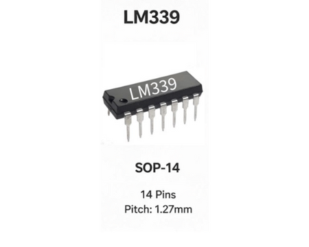 SMD IC LM358, NE555, LM386, LM339, PC817 (10Pcs.)