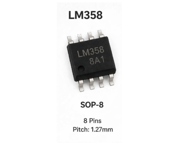 SMD IC LM358, NE555, LM386, LM339, PC817 (10Pcs.)