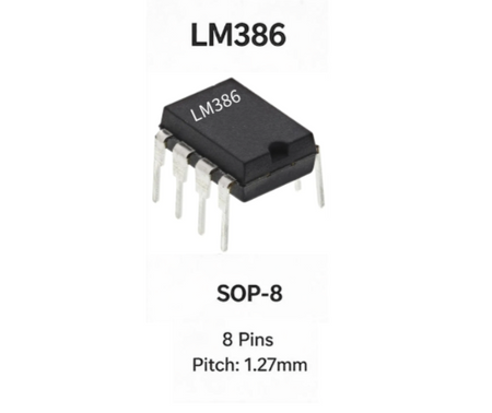 SMD IC LM358, NE555, LM386, LM339, PC817 (10Pcs.)