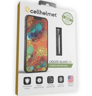 Liquid Glass Screen Protector for Phones, Watches & Tablets with $50 Coverage, cellhelmet
