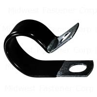 1-1/2" ID Closed Clamp-Steel Vnl Ins 3/8 Mt Hole 2 pack