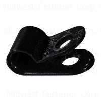 3/16" Clamp-Light Duty Black 12 pack