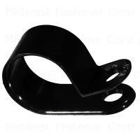 5/8" Clamp-Light Duty Black 10 pack