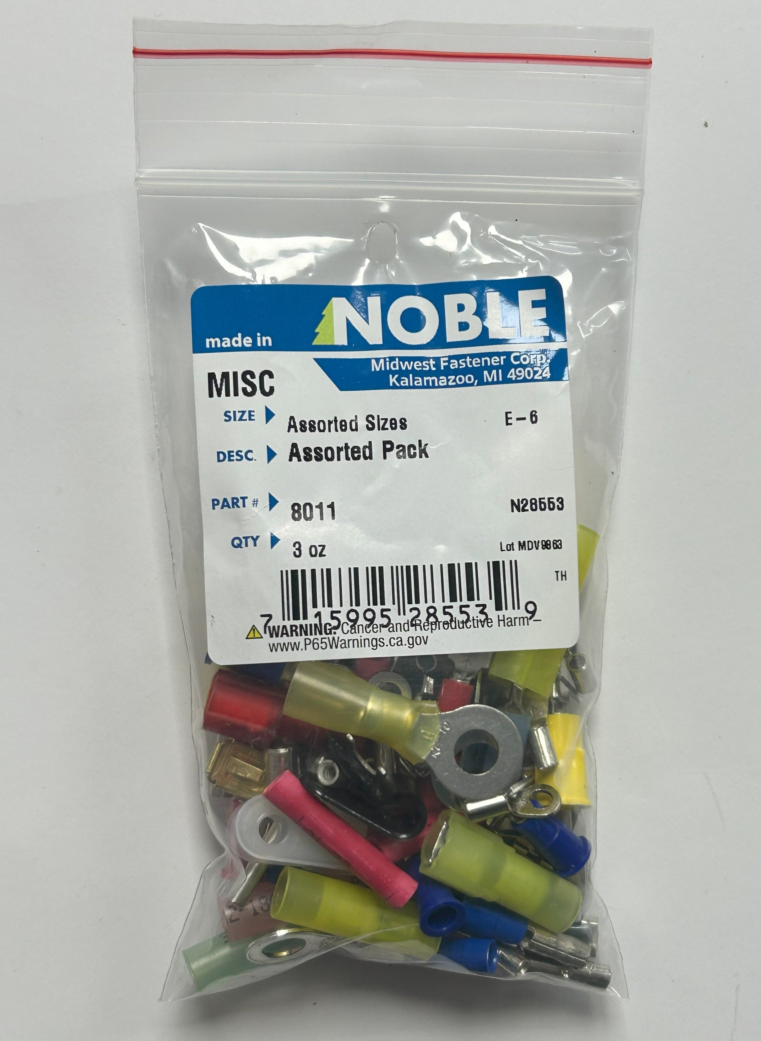NOBLE ASSORTED TERMINAL PACK – 3 OZ (Part #8011)