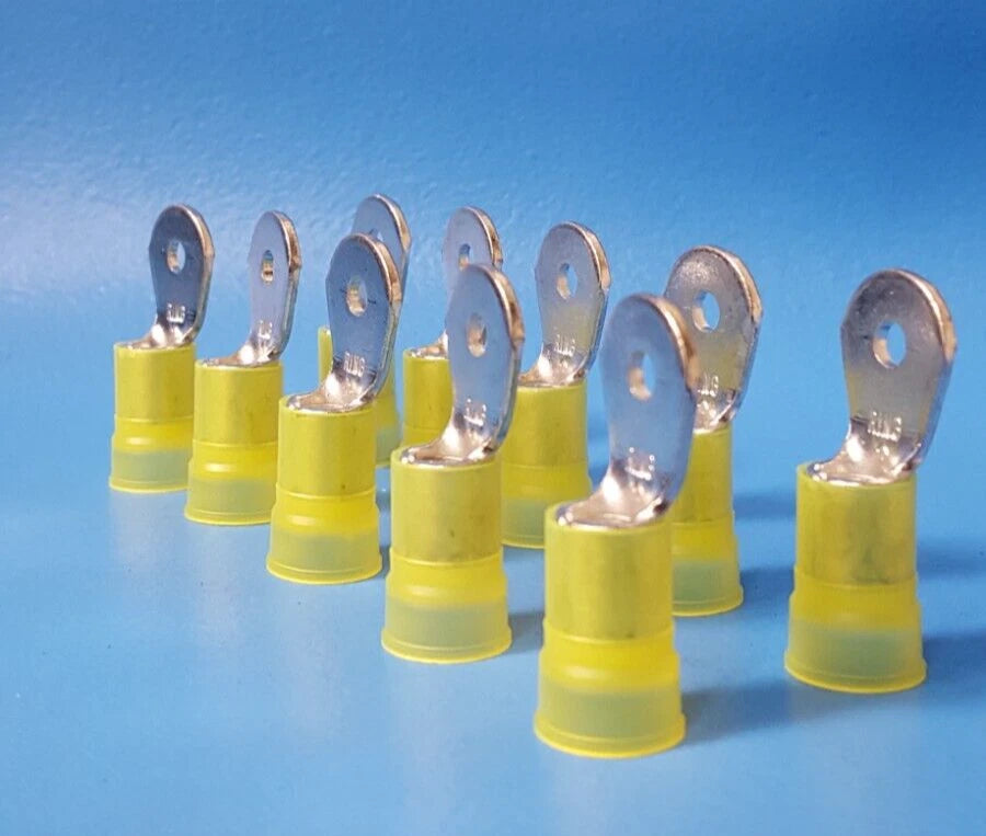NOBLE TERMINAL RING LUG – VINYL 1/4" 4GA (5-PACK) #264
