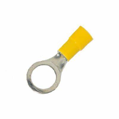 NOBLE TERMINAL RING – VINYL #8 12–10GA (25-PACK) #232H