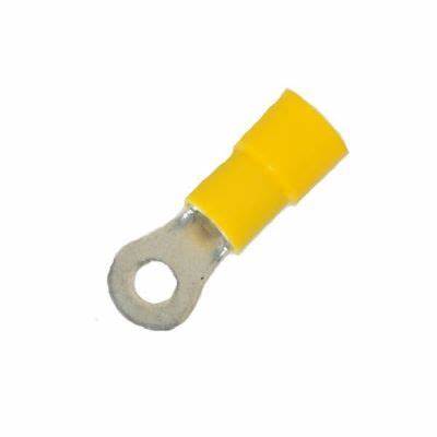 NOBLE TERMINAL RING – VINYL #8 12–10GA (25-PACK) #232M