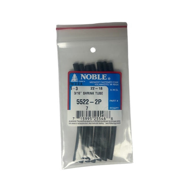 Noble Heat Shrink Tube 3/16" #5522-2P