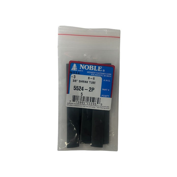 Noble Heat Shrink Tubing – 3/8" x 4", 8/6 AWG #5524-2P
