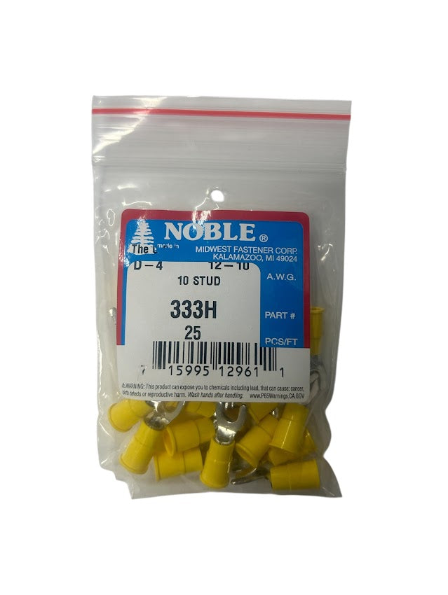 Noble Terminal Spade Vinyl #10 – 12-10GA (25-Pack) #333H