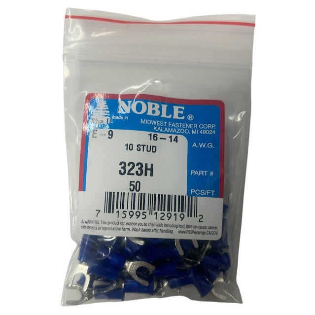 Noble Terminal Spade Vinyl #10 – 16-14GA (50-Pack) #323H