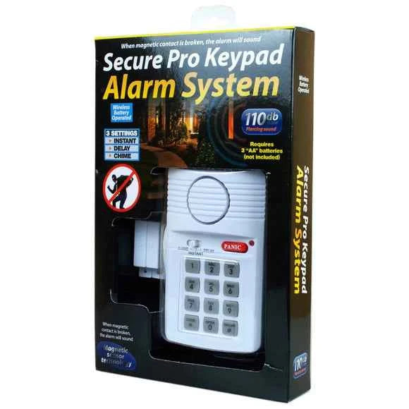 Computer Key Alarm System Secure Pro Keypad Alarm System | TekShack